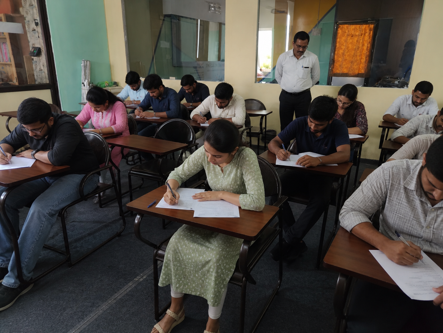 Students in classroom